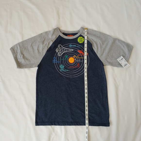 OshKosh B'gosh Space Graphic Tee in Blue and Gray - Picture 3 of 6